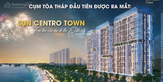 Hàng hiếm tại Sun Centro Town, 1,5 tỷ căn studio hướng Đông Nam