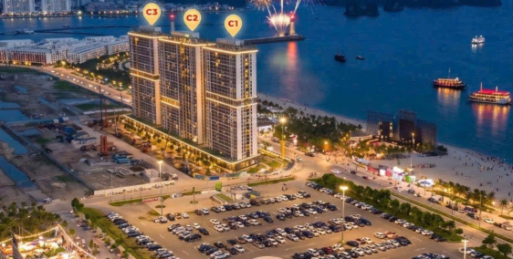 Hàng độc quyền duy nhất 1 căn studio Sun Centro Town giá chỉ 1,4 tỷ view biển, cầu Bãi Cháy